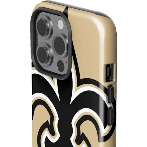 NFL New Orleans Saints Large Logo iPhone 15 Pro Impact Case