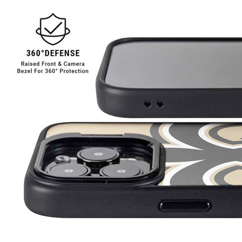 NFL New Orleans Saints Large Logo iPhone 15 Pro Max Kickstand Case