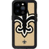 NFL New Orleans Saints Large Logo iPhone 15 Pro Waterproof Case