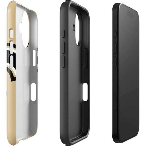 NFL New Orleans Saints Large Logo iPhone 16 Plus Impact Case