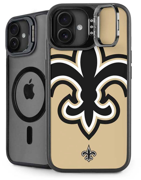NFL New Orleans Saints Large Logo iPhone 16 Plus Kickstand Case