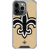 NFL New Orleans Saints Large Logo iPhone 16 Pro Clear Case