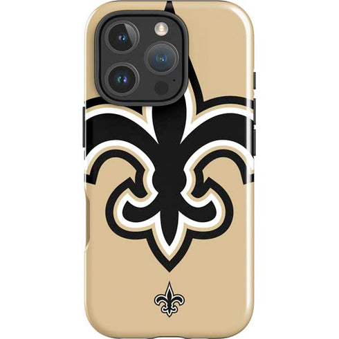 NFL New Orleans Saints Large Logo iPhone 16 Pro Max Impact Case