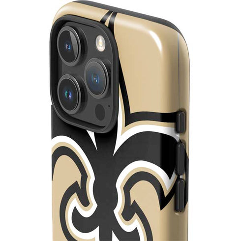 NFL New Orleans Saints Large Logo iPhone 16 Pro Max Impact Case