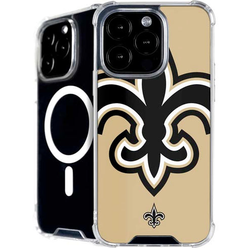 NFL New Orleans Saints Large Logo iPhone 16 Pro Max MagSafe Case