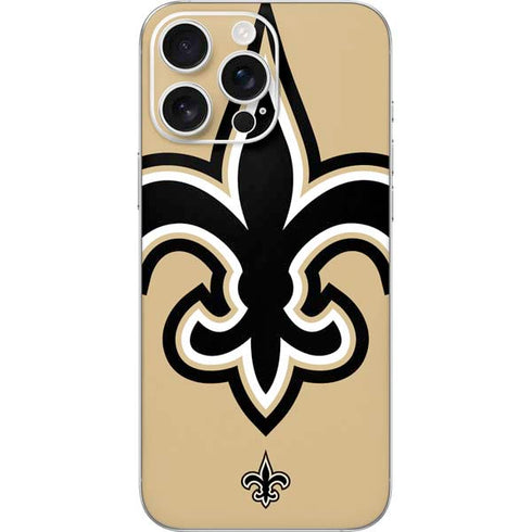 NFL New Orleans Saints Large Logo iPhone 16 Pro Max Skin