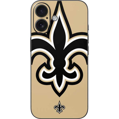 NFL New Orleans Saints Large Logo iPhone 16 Skin