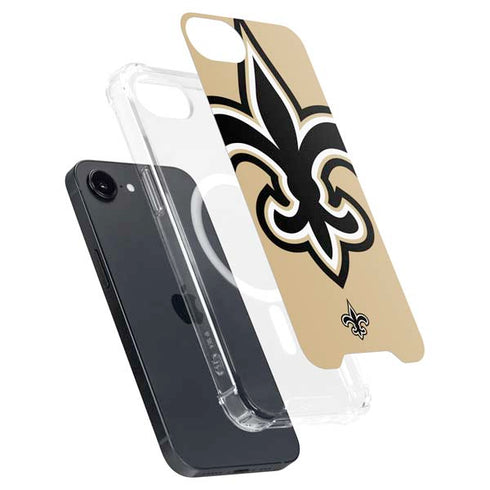 NFL New Orleans Saints Large Logo iPhone 16e MagSafe Case