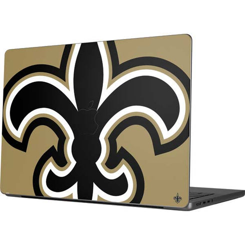 NFL New Orleans Saints Large Logo Apple MacBook Pro 14-inch Skin