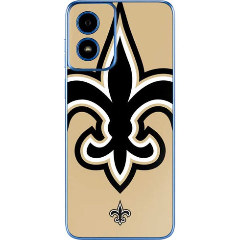 NFL New Orleans Saints Large Logo Moto G Play 4G (2024) Skin