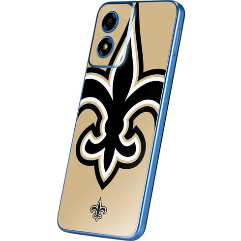 NFL New Orleans Saints Large Logo Moto G Play 4G (2024) Skin