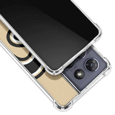 NFL New Orleans Saints Large Logo Moto G Power 5G (2025) Clear Case
