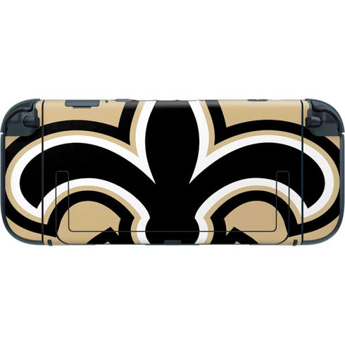 NFL New Orleans Saints Large Logo Nintendo Switch 2 (2025) with Joy-Con Skin