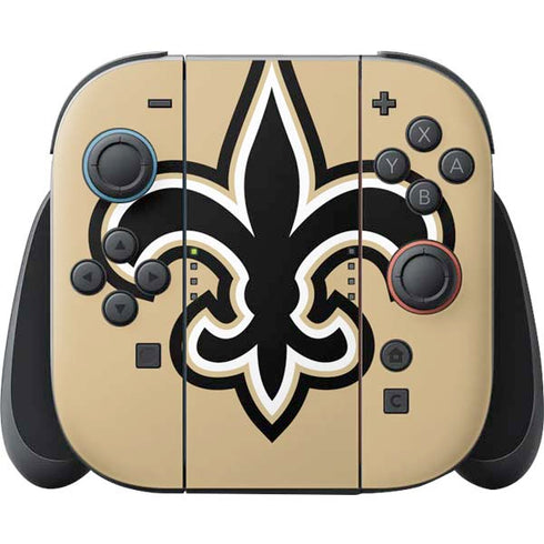 NFL New Orleans Saints Large Logo Nintendo Skins