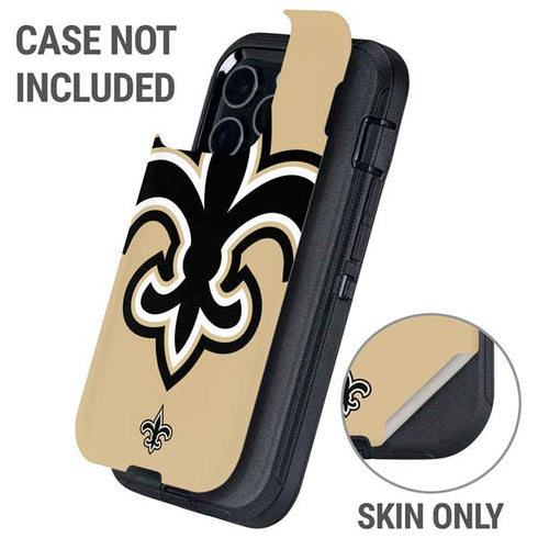 NFL New Orleans Saints Large Logo Otterbox Defender iPhone Skin