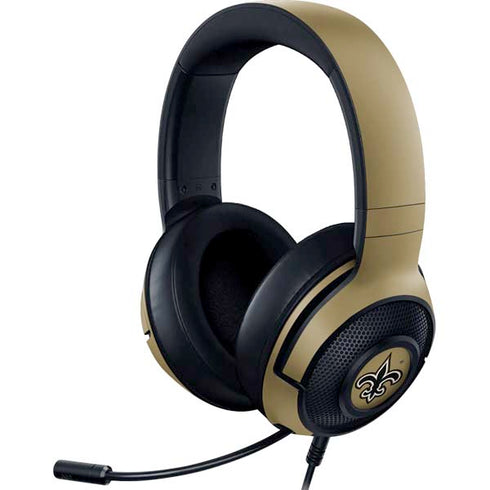 NFL New Orleans Saints Large Logo Razer Kraken X Skin