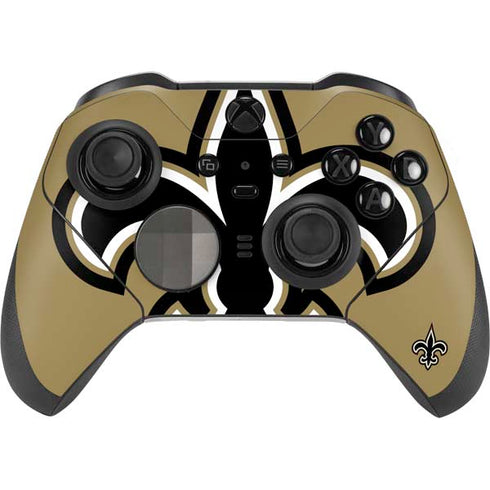 NFL New Orleans Saints Large Logo Xbox Elite Wireless Controller Series 2 Skin