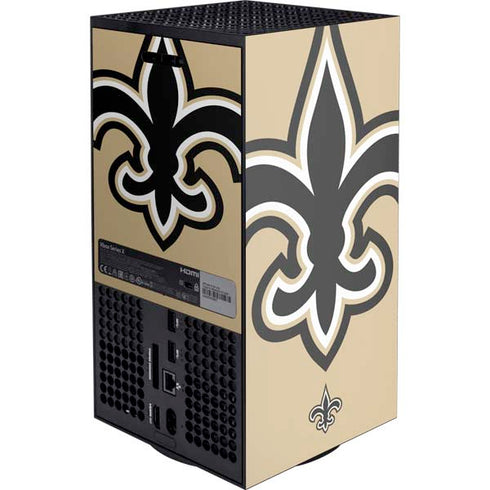 NFL New Orleans Saints Large Logo XBox Series X Digital Edition Console Skin