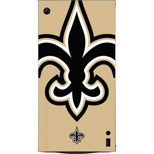 NFL New Orleans Saints Large Logo XBox Series X Digital Edition Console Skin