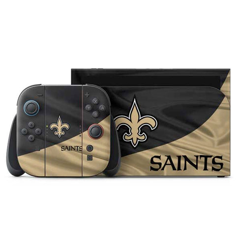 NFL New Orleans Saints Nintendo Switch 2 (2025) with Joy-Con Skin