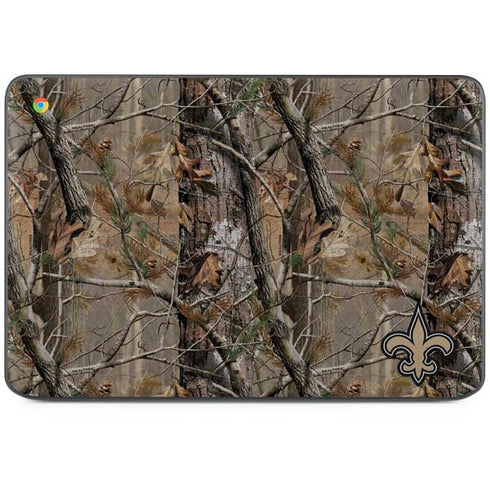 NFL New Orleans Saints Realtree AP Camo HP Chromebook Skin