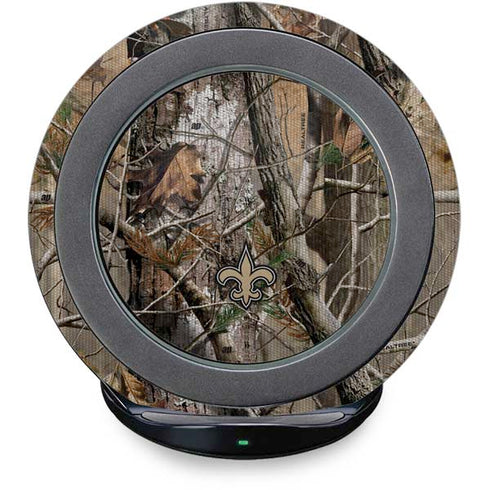 NFL New Orleans Saints Realtree AP Camo Fast Charge Wireless Charging Stand Skin