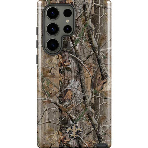 NFL New Orleans Saints Realtree AP Camo Galaxy S23 Ultra Pro Case