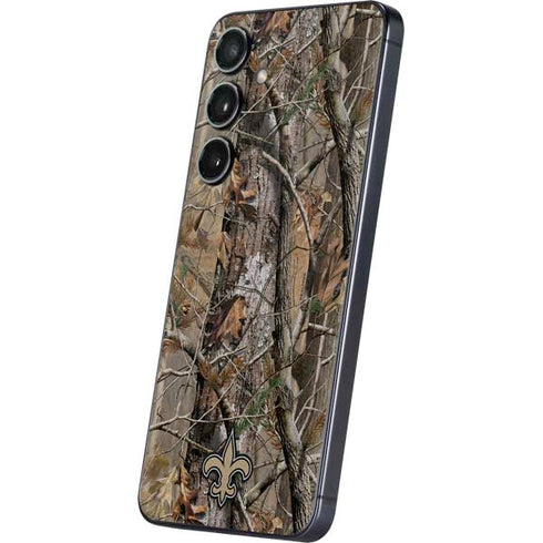 NFL New Orleans Saints Realtree AP Camo Galaxy S24 Plus Skin