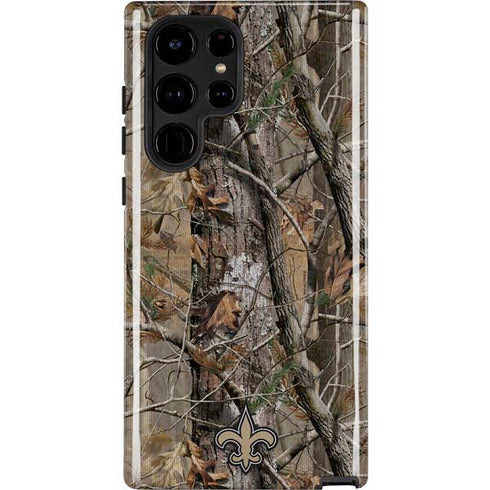 NFL New Orleans Saints Realtree AP Camo Galaxy S25 Ultra Impact Case