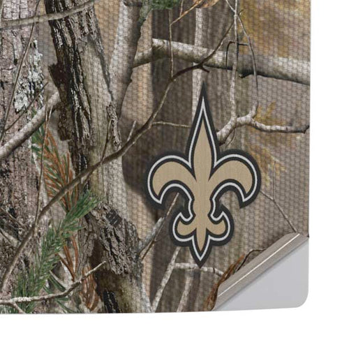 NFL New Orleans Saints Realtree AP Camo PS5 Pro Console Skin