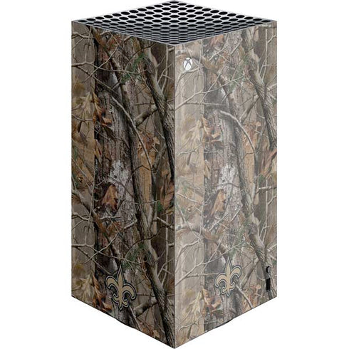 NFL New Orleans Saints Realtree AP Camo XBox Series X Digital Edition Console Skin