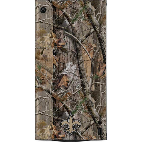 NFL New Orleans Saints Realtree AP Camo XBox Series X Digital Edition Console Skin