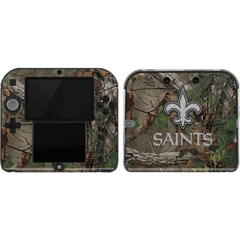 NFL New Orleans Saints Realtree Xtra Green Camo Nintendo Skins