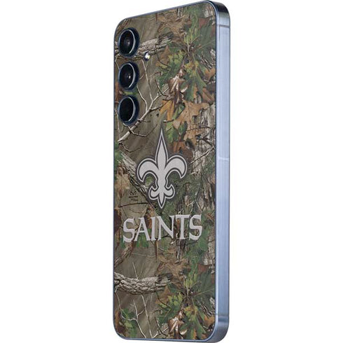 NFL New Orleans Saints Realtree Xtra Green Camo Galaxy A35 5G Skin