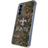 NFL New Orleans Saints Realtree Xtra Green Camo Galaxy A55 5G Clear Case