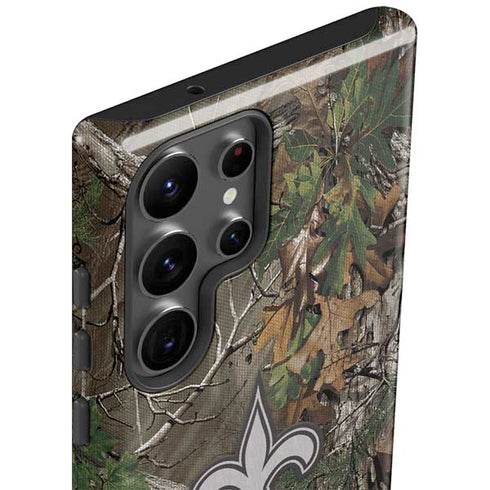 NFL New Orleans Saints Realtree Xtra Green Camo Galaxy S23 Ultra Pro Case