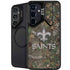 NFL New Orleans Saints Realtree Xtra Green Camo Galaxy S24 FE Kickstand Case