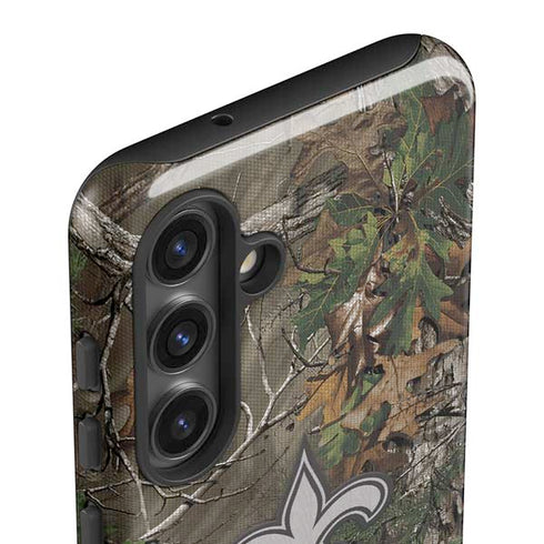 NFL New Orleans Saints Realtree Xtra Green Camo Galaxy S25 Plus Impact Case