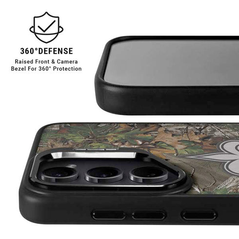NFL New Orleans Saints Realtree Xtra Green Camo Galaxy S25 Plus Kickstand Case