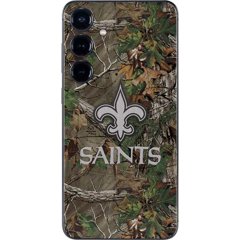 NFL New Orleans Saints Realtree Xtra Green Camo Galaxy S24 Plus Skin