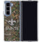 NFL New Orleans Saints Realtree Xtra Green Camo Galaxy Z Fold5 5G Clear Case