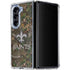 NFL New Orleans Saints Realtree Xtra Green Camo Galaxy Z Fold5 5G Clear Case