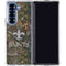NFL New Orleans Saints Realtree Xtra Green Camo Galaxy Z Fold6 Clear Case
