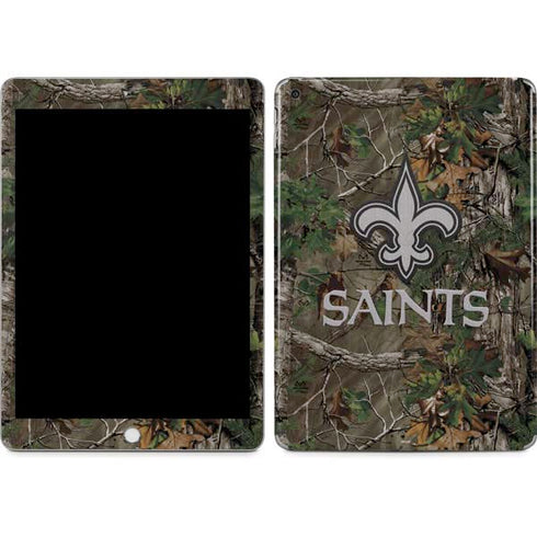 NFL New Orleans Saints Realtree Xtra Green Camo Apple iPad Skin