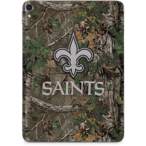 NFL New Orleans Saints Realtree Xtra Green Camo Apple iPad Pro Skin