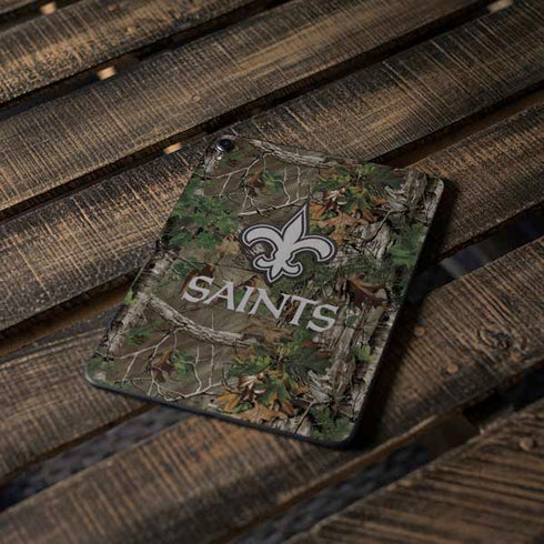 NFL New Orleans Saints Realtree Xtra Green Camo Apple iPad Pro Skin