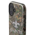 NFL New Orleans Saints Realtree Xtra Green Camo iPhone 16 Plus Impact Case