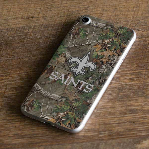 NFL New Orleans Saints Realtree Xtra Green Camo iPhone 8 Skin