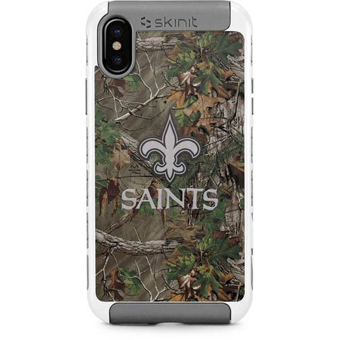 NFL New Orleans Saints Realtree Xtra Green Camo iPhone Cases