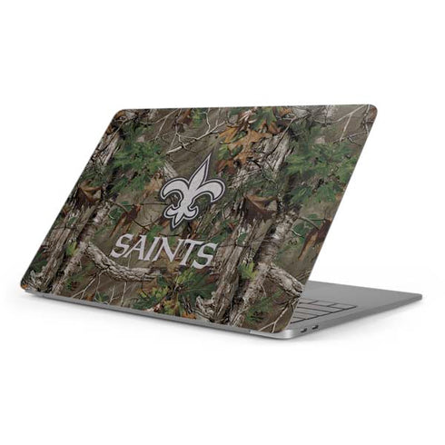 NFL New Orleans Saints Realtree Xtra Green Camo Apple MacBook Pro 16-inch Skin